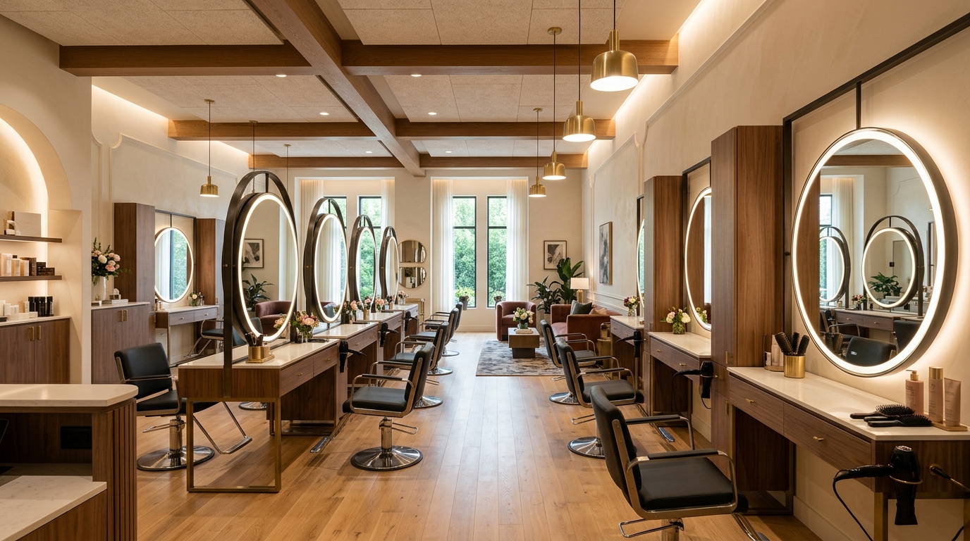 Unique Beauty Salon interior in G-9 Markaz Islamabad