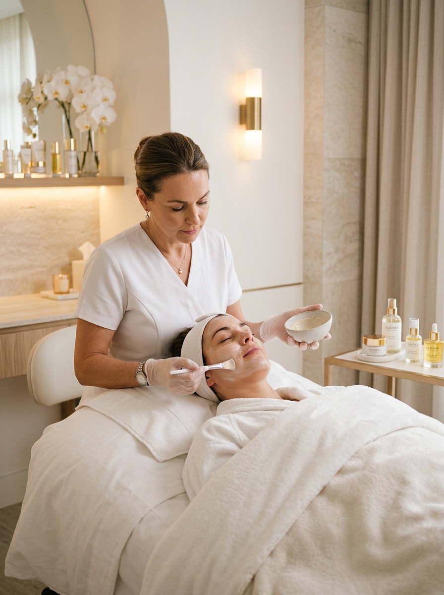 Facial treatments at Unique Beauty Salon